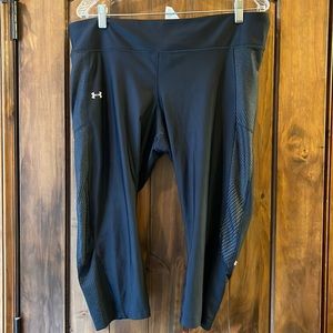 Women’s Size XXL Black Under Armour Capri Pants